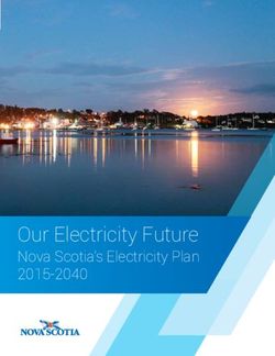 Our Electricity Future - Nova Scotia's Electricity Plan 2015-2040 - Nova Scotia Department of Energy
