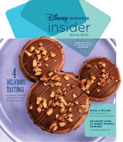 4 DELICIOUS TASTINGS - Spring 2020 - Disney Credit Card