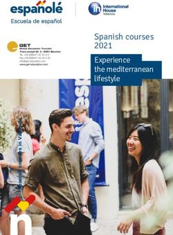 Spanish courses 2021 Experience the mediterranean lifestyle
