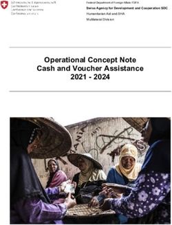 Operational Concept Note Cash and Voucher Assistance 2021 2024