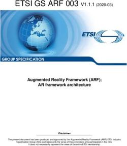 ETSI GS ARF 003 V1.1.1 2020-03 - Augmented Reality Framework ARF ...
