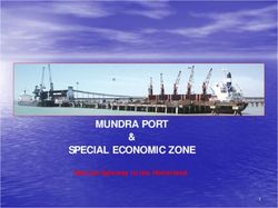 MUNDRA PORT & SPECIAL ECONOMIC ZONE - Natural Gateway to the Hinterland 11