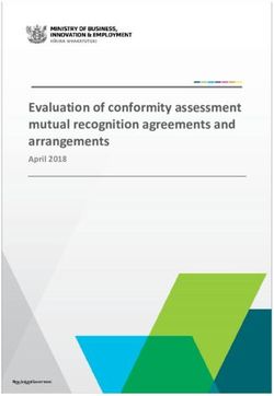 Evaluation of conformity assessment mutual recognition agreements and arrangements - April 2018 - MBIE