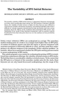 The Variability of IPO Initial Returns