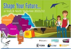 Shape Your Future... in York & North Yorkshire 2021/22 - BIG - York & North Yorkshire Local Enterprise ...
