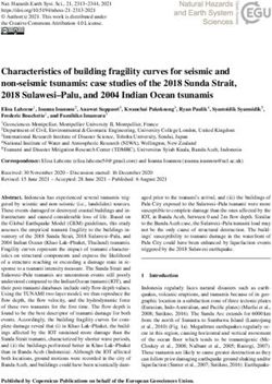 Characteristics of building fragility curves for seismic and non-seismic tsunamis: case studies of the 2018 Sunda Strait, 2018 Sulawesi-Palu, and ...