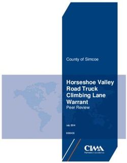 Horseshoe Valley Road Truck Climbing Lane Warrant - Peer Review County of Simcoe