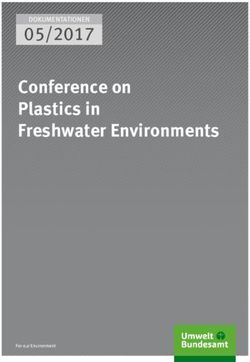 Conference on Plastics in Freshwater Environments - 05/2017 DOKUMENTATIONEN