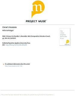 Cioran's Insomnia Willis Goth Regier MLN, Volume 119, Number 5, December 2004 (Comparative Literature Issue), pp. 994-1012 (Article) Published by ...