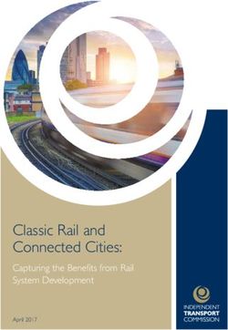Classic Rail and Connected Cities: Capturing the Benefits from Rail System Development - Independent Transport ...