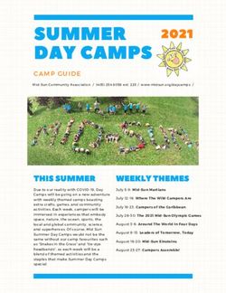 CAMP GUIDE - Mid-Sun Community Association