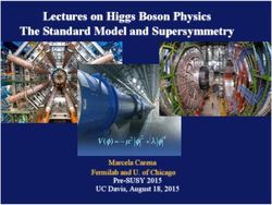 Lectures on Higgs Boson Physics The Standard Model and Supersymmetry - Marcela Carena Fermilab and U. of Chicago Pre-SUSY 2015 UC Davis, August ...