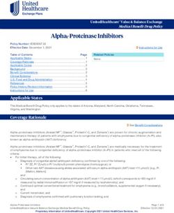 Alpha1-Proteinase Inhibitors - UHCprovider.com