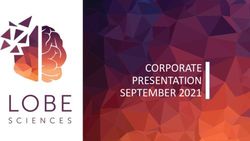 CORPORATE PRESENTATION SEPTEMBER 2021 - Mziq