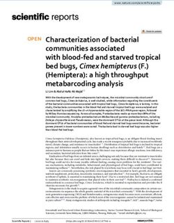 Characterization of bacterial communities associated with blood fed and starved tropical bed bugs, Cimex hemipterus (F.) (Hemiptera): a high ...