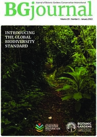 BGjournal INTRODUCING THE GLOBAL BIODIVERSITY STANDARD - Journal of Botanic ...