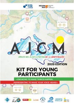 KIT FOR YOUNG PARTICIPANTS - 2020 EDITION - Ateliers des Jeunes Citoyens de la ...