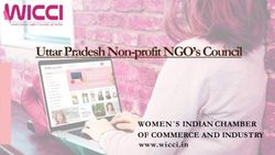 Uttar Pradesh Non-profit NGO's Council - WOMEN S INDIAN CHAMBER OF COMMERCE AND INDUSTRY www.wicci.in - WOMEN S INDIAN CHAMBER OF COMMERCE ...