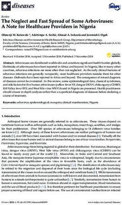 The Neglect and Fast Spread of Some Arboviruses: A Note for Healthcare Providers in Nigeria - MDPI