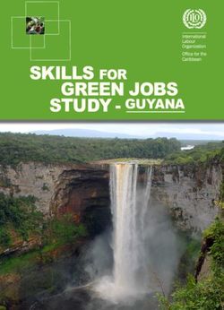GREEN JOBS SKILLS FOR - ILO