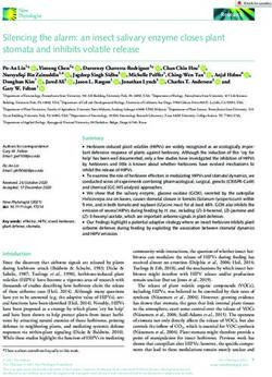 Silencing the alarm: an insect salivary enzyme closes plant stomata and inhibits volatile release