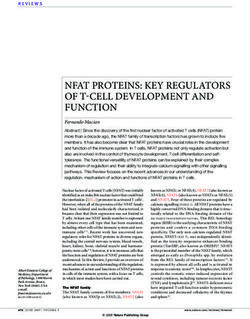 NFAT PROTEINS: KEY REGULATORS OF T CELL DEVELOPMENT AND FUNCTION