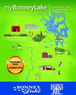 MyBonneyLake Summer 2018 Issue: City of Bonney Lake