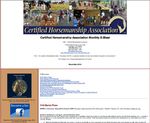 CERTIFIED ASSOCIATION - Certified Horsemanship Association