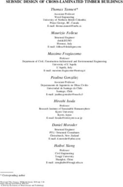 SEISMIC DESIGN OF CROSS-LAMINATED TIMBER BUILDINGS