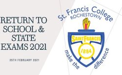 RETURN TO SCHOOL & STATE EXAMS 2021 - 25TH FEBRUARY 2021 - St. Francis College Rochestown