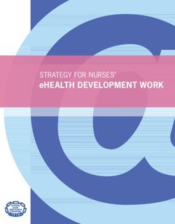 EHEALTH DEVELOPMENT WORK - STRATEGY FOR NURSES' - Svensk sjuksköterskeförening