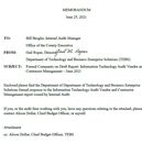 Montgomery County, Maryland Office of the County Executive Office of Internal Audit - Information Technology Audit Vendor and Contractor ...