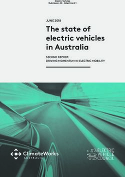 The state of electric vehicles in Australia - ClimateWorks - Parliament of Australia