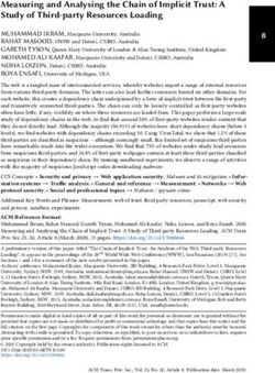 Measuring and Analysing the Chain of Implicit Trust: A Study of Third-party Resources Loading