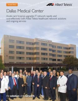 Dallas Medical Center - Acute-care hospital upgrades IT network rapidly and cost-effectively with Allied Telesis healthcare network solutions and ...