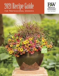 2021 Recipe Guide for Professional Growers - Proven Winners