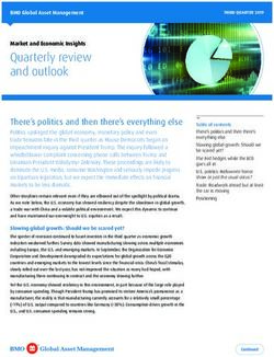 Quarterly review and outlook - BMO Global Asset Management