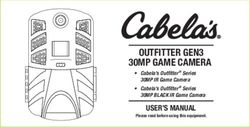 OUTFITTER GEN3 30MP GAME CAMERA - Cabela's Outfitter Series USER'S MANUAL