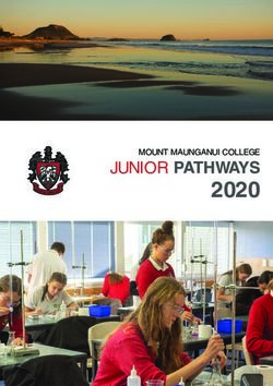 2020 JUNIOR PATHWAYS MOUNT MAUNGANUI COLLEGE - Sporty.co.nz