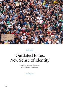 Outdated Elites, New Sense of Identity - Leaderless Revolutions and the Crisis of Arab Authorities - Konrad-Adenauer-Stiftung