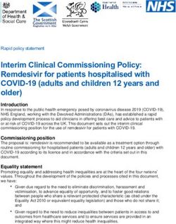 Interim Clinical Commissioning Policy: Remdesivir for patients hospitalised with COVID-19 (adults and children 12 years and older)