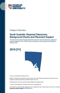 2019 V1 - Charles Darwin University