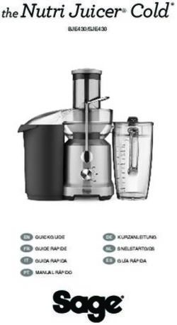 The Nutri Juicer Cold* - BJE430/SJE430 - image