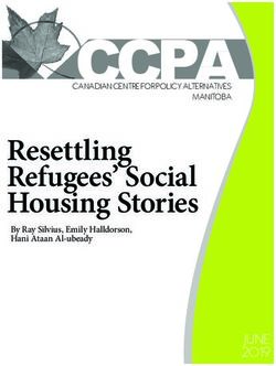 CCPA Resettling Refugees' Social Housing Stories - Canadian ...