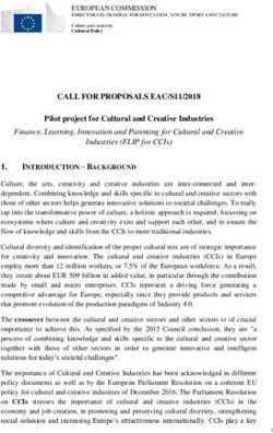 CALL FOR PROPOSALS EAC/S11/2018