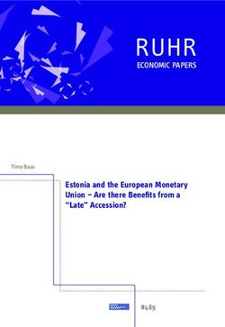 RUHR - Estonia and the European Monetary Union - Are there Benefi ts from a "Late" Accession? - RWI Essen