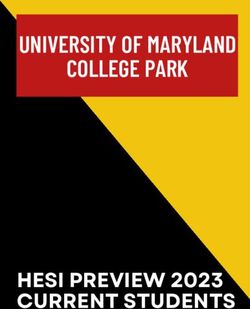 UNIVERSITY OF MARYLAND COLLEGE PARK - HESI PREVIEW 2023 CURRENT STUDENTS - UMD College of Education