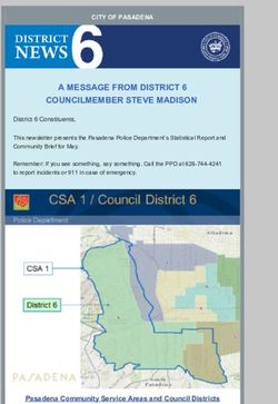 A MESSAGE FROM DISTRICT 6 COUNCILMEMBER STEVE MADISON - City of ...