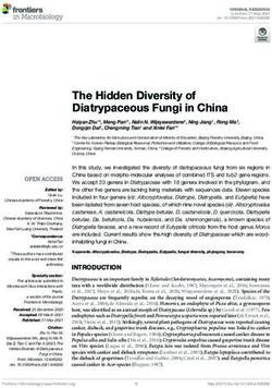The Hidden Diversity of Diatrypaceous Fungi in China - Frontiers