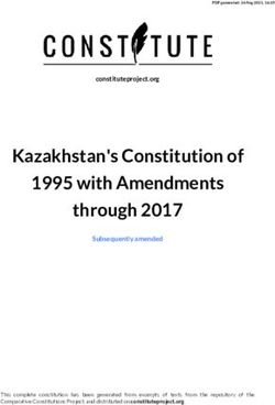 Kazakhstan's Constitution of 1995 with Amendments through 2017